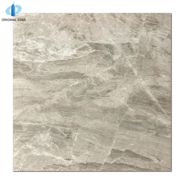 Glazed Polished Series Marble Floor Tile Grey Carpet Porcelain Tiles 60 By 60  OSCK6Y040PA