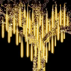 CE ROHS waterproof snowfall effect lights LED drop meteor shower rain tube  light 30/50cm for Outdoor Decor Tree