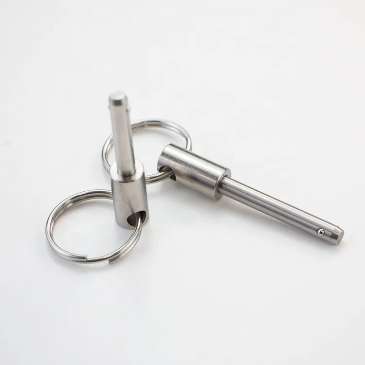 High Quality Stainless Steel Cylindrical Head Quick Release Lock Pins With Pulling Ring