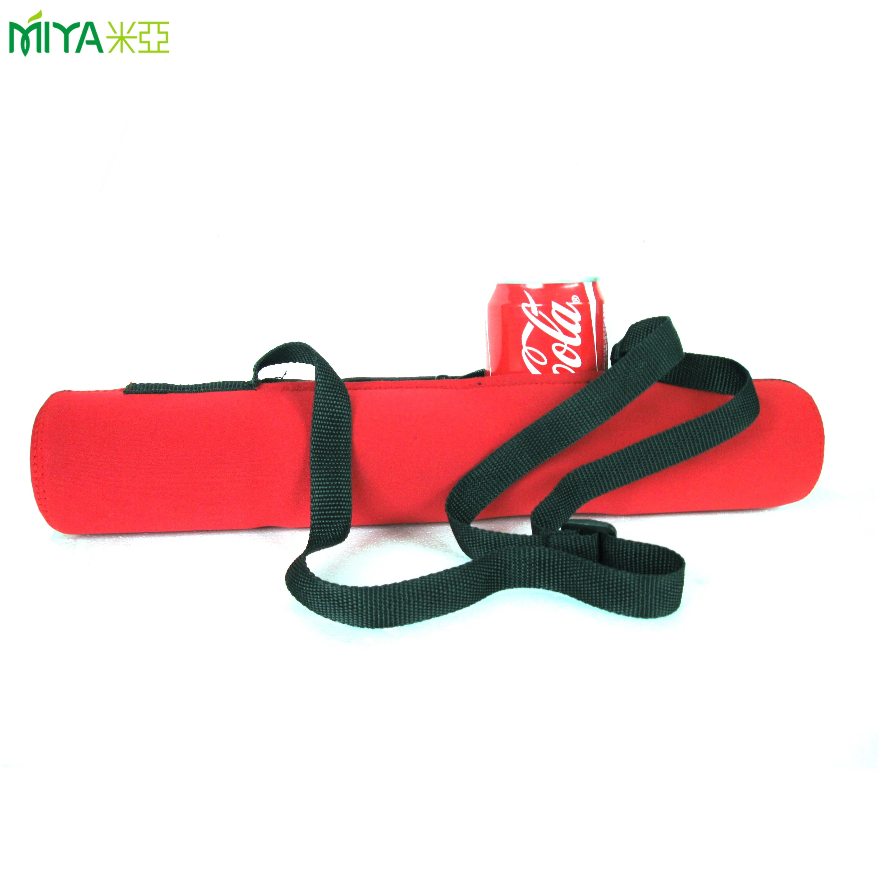 
Hot product neoprene can beer tube cooler bag with shoulder strap 