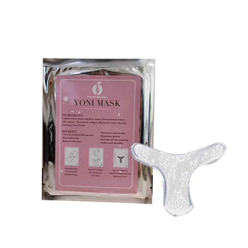 OEM Private Label Yoni Brightening Herbal extract Women Private parts T shape Moisturizing yoni lightening mask
