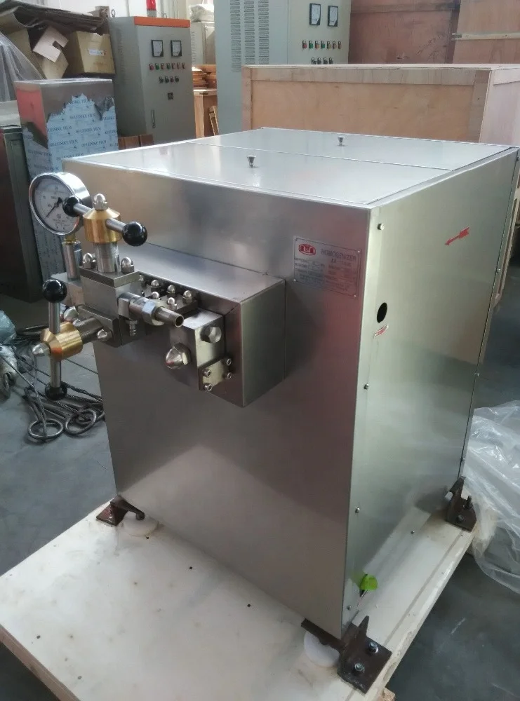 Food industry use 1500L/H high pressure homogenizer machine for milk