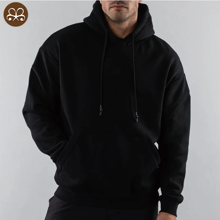 Luxury Quality Wholesale Manufacturer Pull Over Men Long Sleeves Plain Hoodie