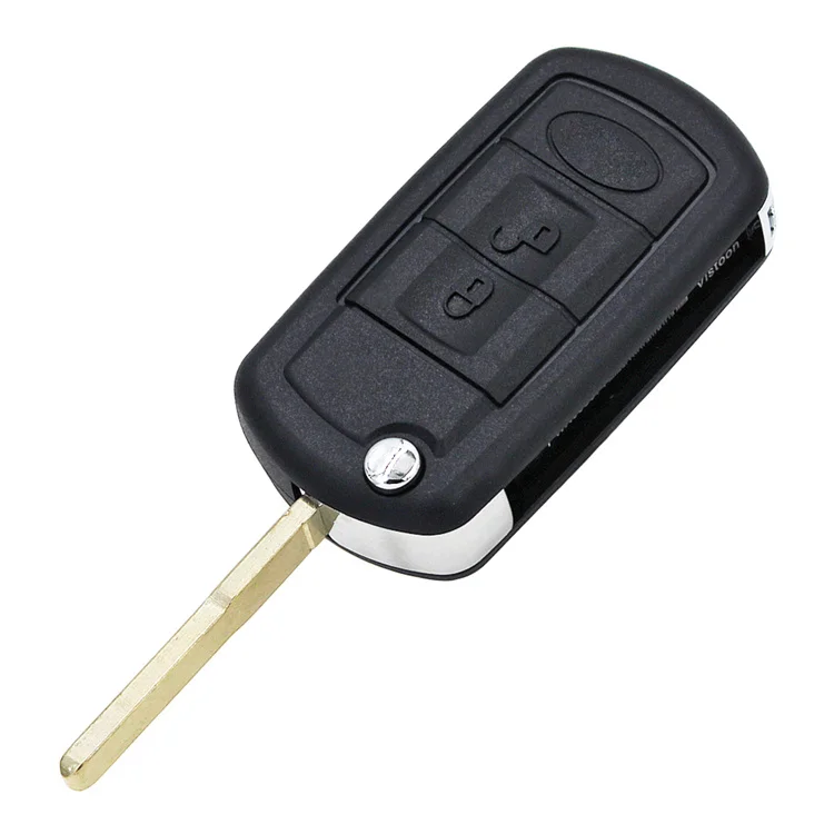 Car Key Blank For LAND ROVER Freelander 2 Range Rover Sport LR3 Discovery Case Folding Flip Remote Key Shell