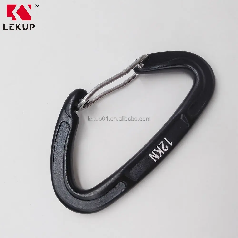 Aluminum Climbing Carabiner Clip Heavy Duty Caribeaners Small Carabiners Clip for Dog Leash Camping Hiking Outdoor Gym etc.