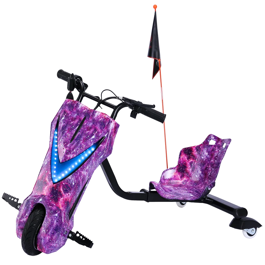 3 wheel Kids Scooter Drift Kart Aluminum Alloy Drift Trike Electric Scooters