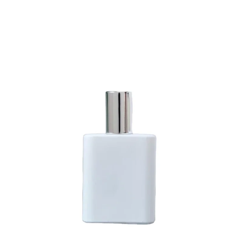 Wholesale Empty 30ml 50ml Clear White Black Parfum Bottle Screw Neck Glass Spray Bottle For Perfume