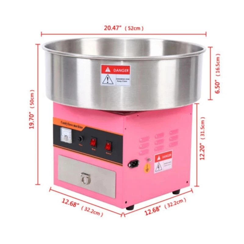 Commercial Cotton Candy Machine Electric Automatic Marshmallow Flower Fancy Candyfloss Sugar Floss Maker with CE