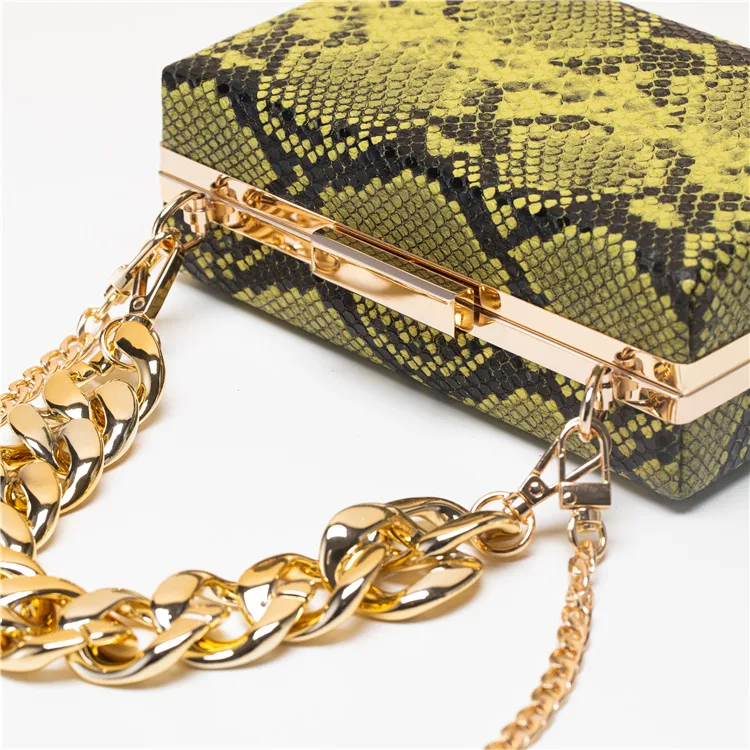 Individuation Trend A great variety of models Ladies Python Print Leather bag Snake Skin Crossbody bag Handbag
