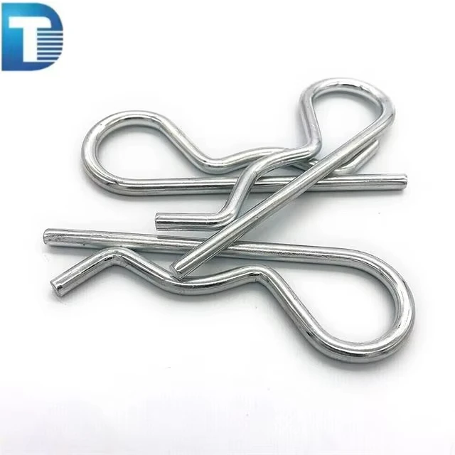 ISO Certified Stainless Steel Retaining Spring Pins Zinc Alloy Cotter Pin with Zinc Plating Finish