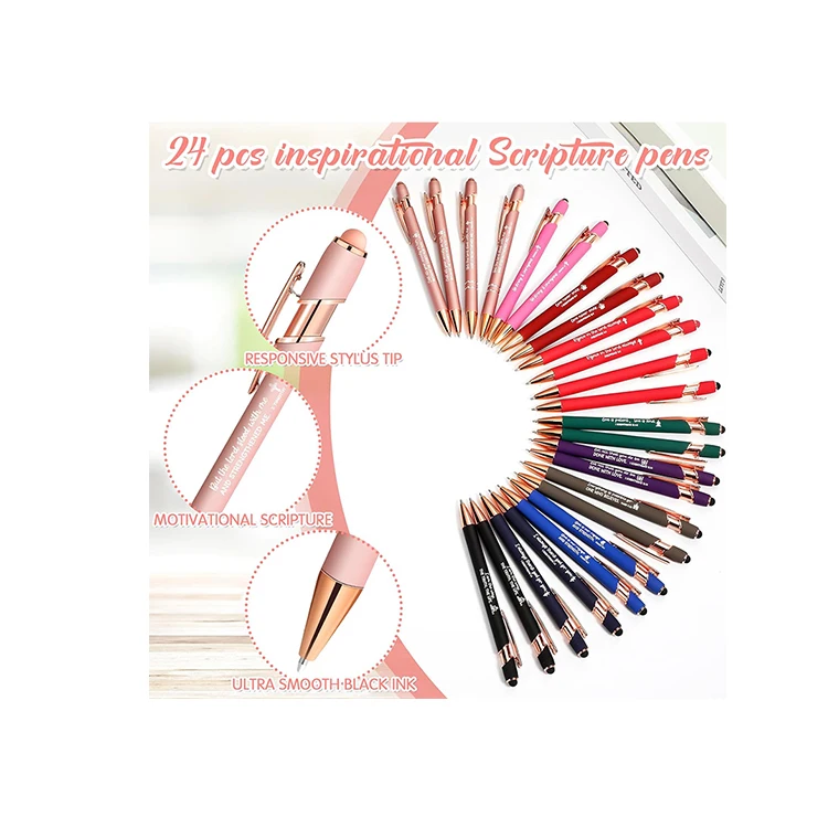 factor oem popular design Multiple colors bible accessories sets Bible Verses notebook Set Key chain fancy Bible Annotation kit