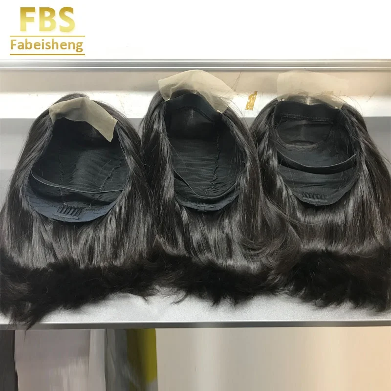 FBS Мода 100% бразильские натуральные волосы с выравненной кутикулой, прозрачные кружевные передние человеческие волосы, парики для черных женщин