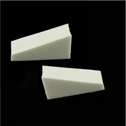 White latex sponge Foam cosmetic wedges Nail Art Soft Sponge Polish Transfer DIY Manicure Tool