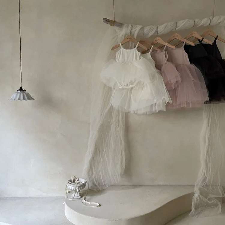 Wholesale custom dance skirt female baby ballet skirt thin style girls triangle climbing clothes bag fart dress gauze skirt