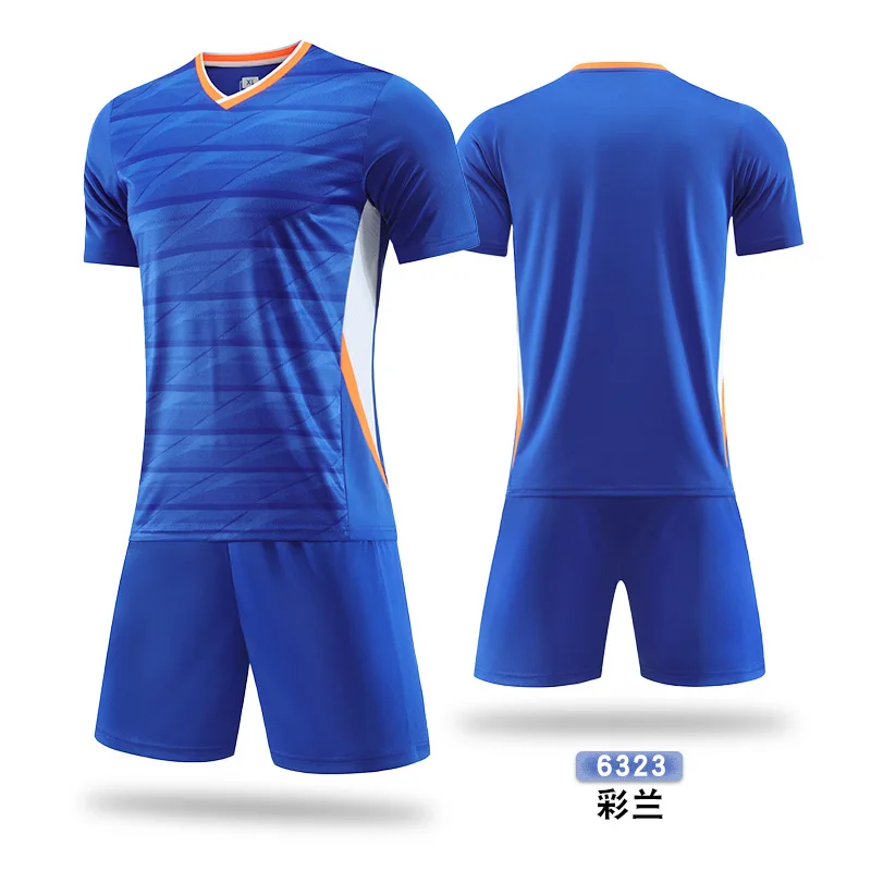 Soccer Wear for Men 2022 Jersey Set Football Printed Player Name Number Sports custom Suit Soccer Uniform