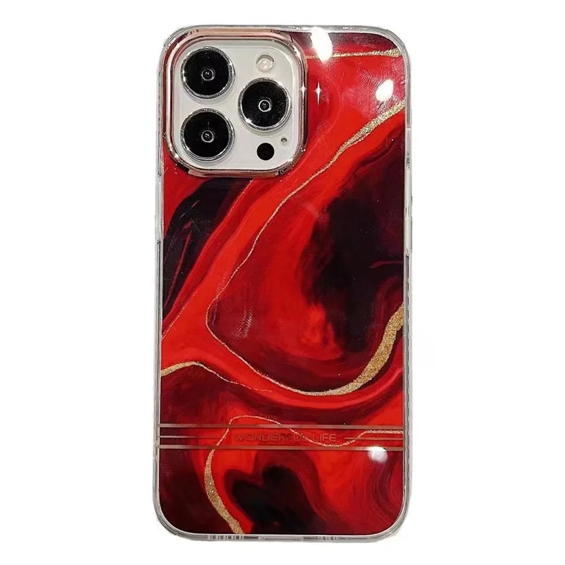Лидер продаж Amazon, мраморный чехол для iphone 13 pro max, новейший позолоченный чехол для телефона