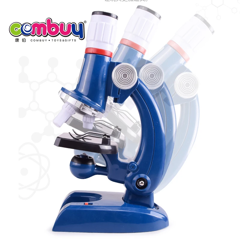 Children beginner science kits 100X 400X 1200X microscope