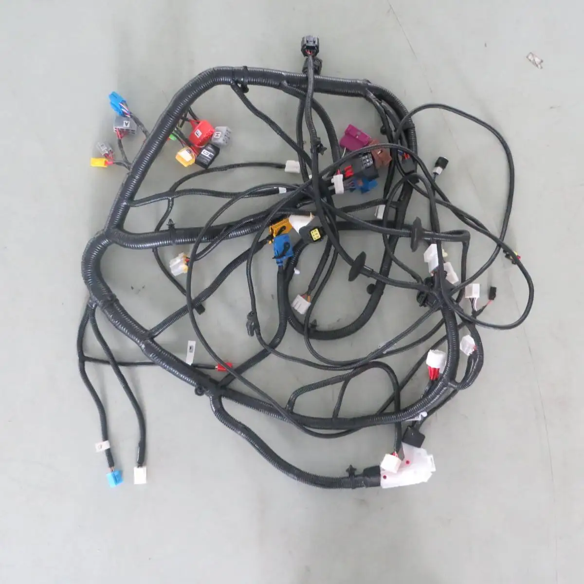 port plug cable wire harness throttle position sensor wire harness plated automotive connector wire harness