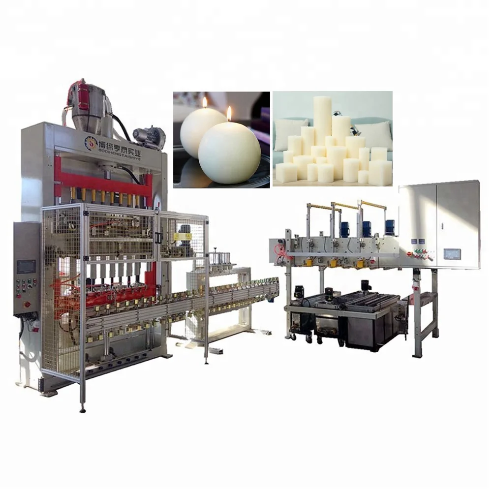 Automatic Candle Making Machine Pillar Wax Machine Straight Round, Straight Striped Rod Wax, Extruder For USA Australia