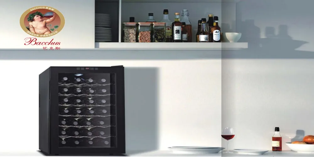 Semiconductor Electric Refrigerator Wine Cooler Electronic Single Wine Bottle Cooler Electric Cigar Cabinet