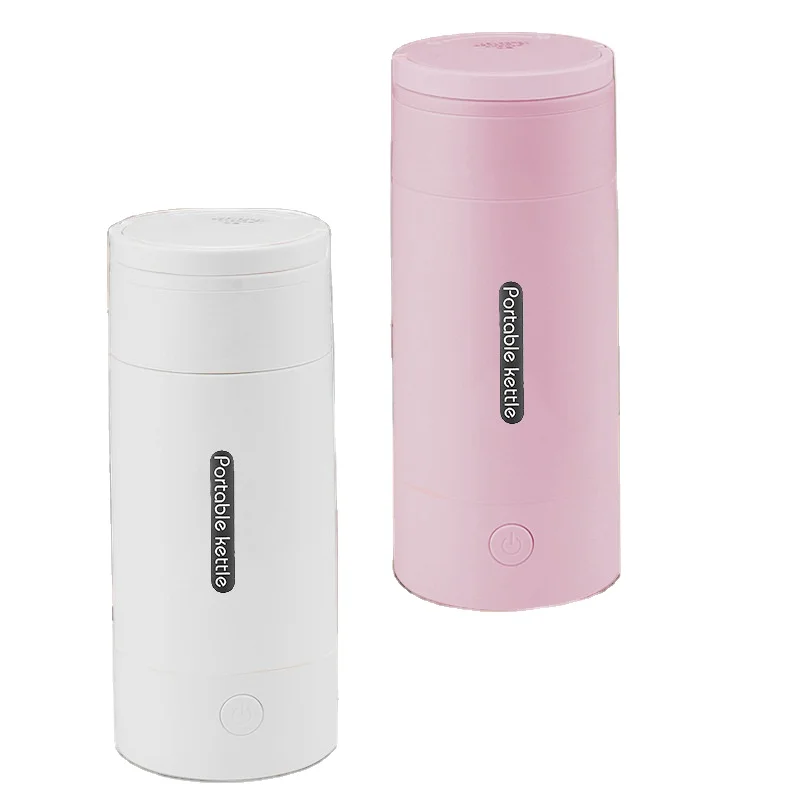 2023 500ML LCD screen multi function mini small stainless steel kettle electric portable boil heating hot water thermos tea cup