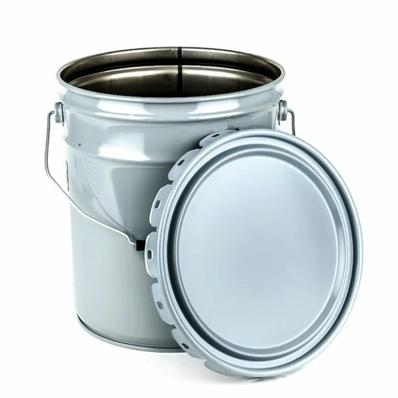 5 Gallon Lock Ring Lid Metal Pail for Paint