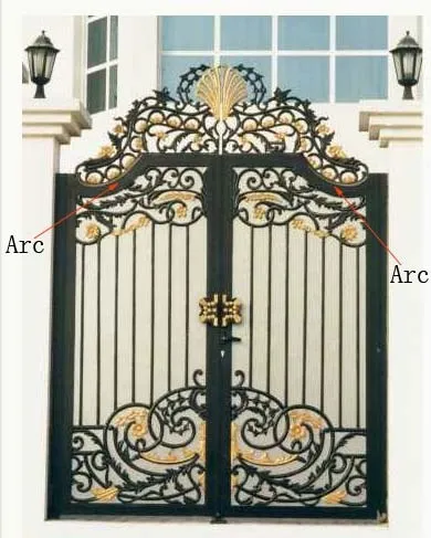 wrought iron gate