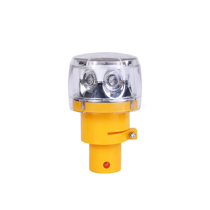 
road construction solar power LED blinking rotation barricade warning flash light for traffic safety 