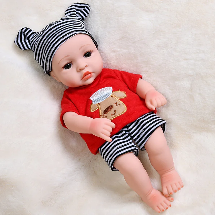 12 inch/30cm soft silicone vinyl fashion doll toys boy girl for children
