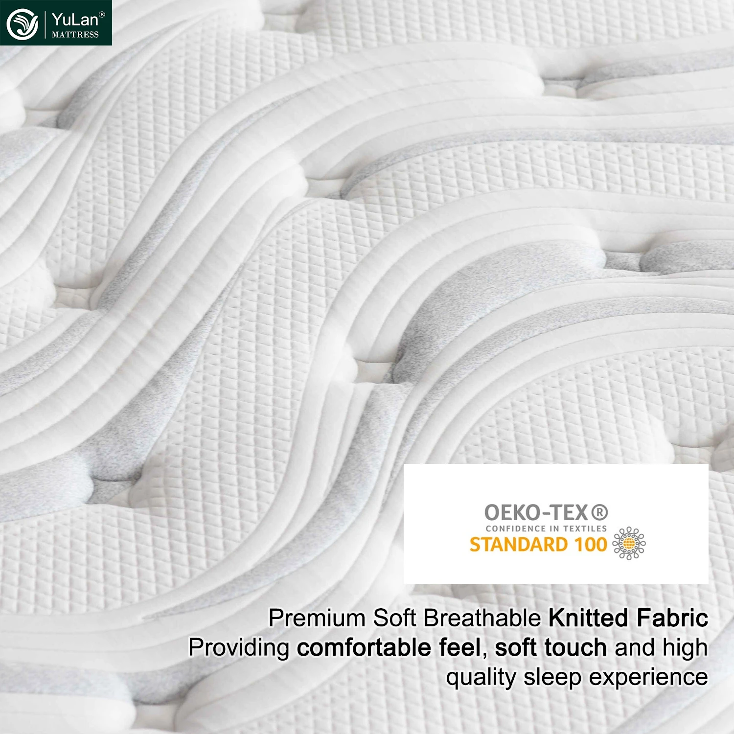 Dream Rest Spring Hybrid Mattress King Memory Foam Mattress Modern Style Natural Rubber Mattress