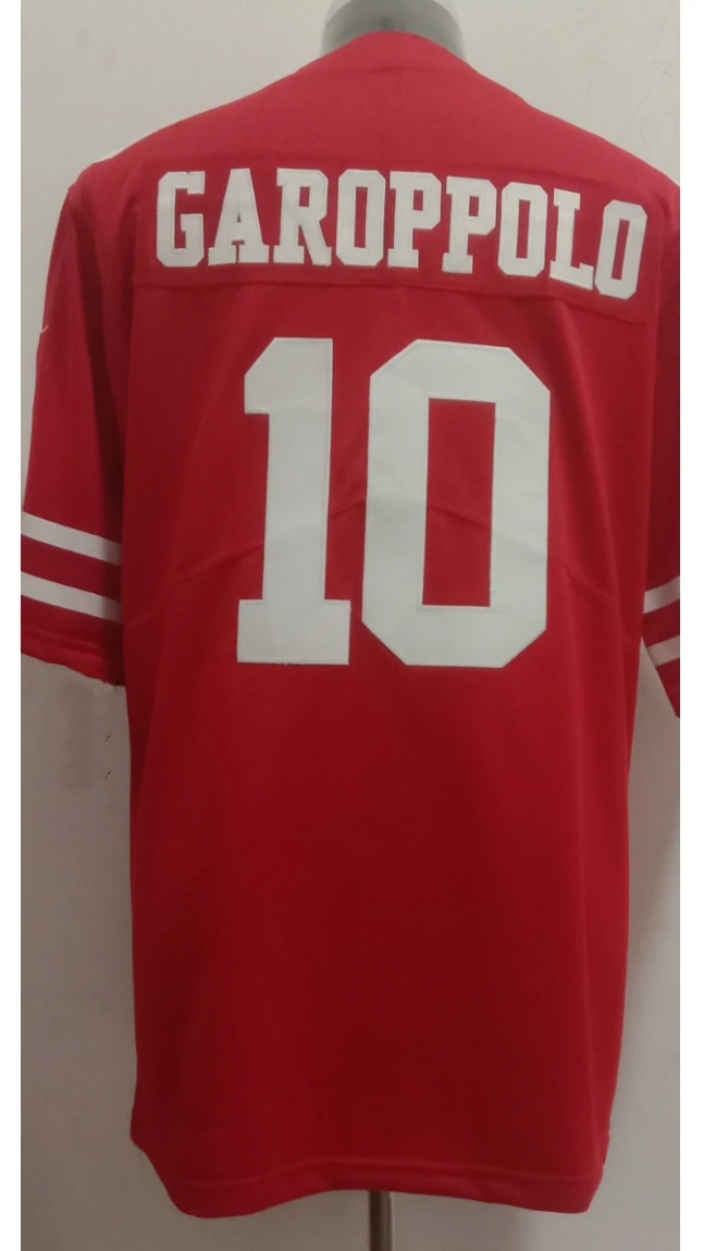 Wholesale American Football Jerseys Trey Lance Jersey Garoppolo Colin Kaepernick Stitched Size S-XXXL