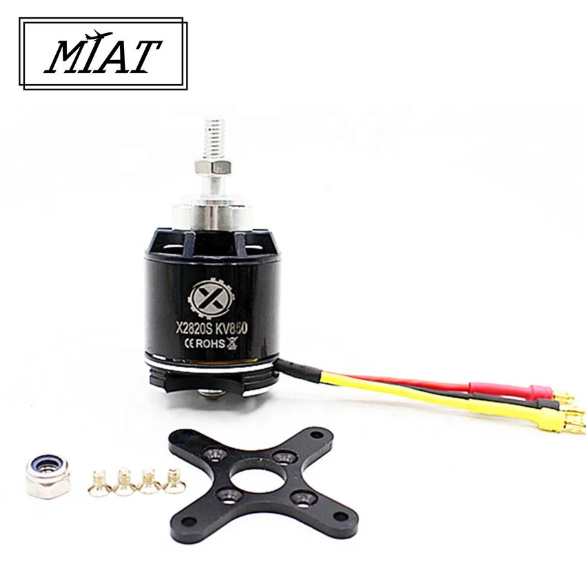 MIAT дроны аксессуары X2808 KV950 KV1100 KV1360 12V с неподвижным крылом Дрон постоянным магнитом работающий от постоянного тока 10 дюймов