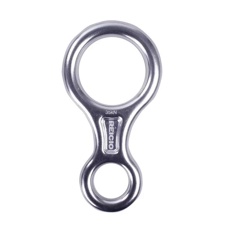 Rescue Figure 8 Descender Climbing Gear Downhill Equipment Rigging Plate Aluminum Alloy 35kn Outdoor Climbing
