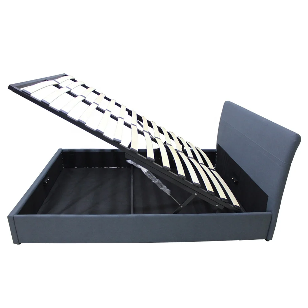 
box space divan ottoman gas lift up storage bed hydraulic double bed 