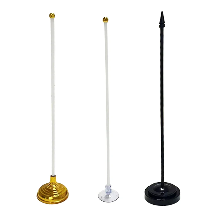 Wholesale Custom Office Stick Small Mini Iranian Desk Flag Iran Table Flag on Stand with Stand Base