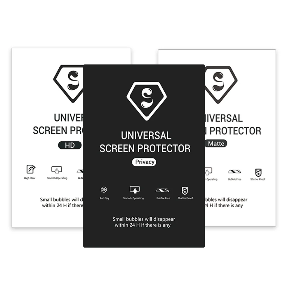 Factory wholesale Best Price High Quality HD Anti Spy Anti Blue Light Hydrogel TPU Protective Film