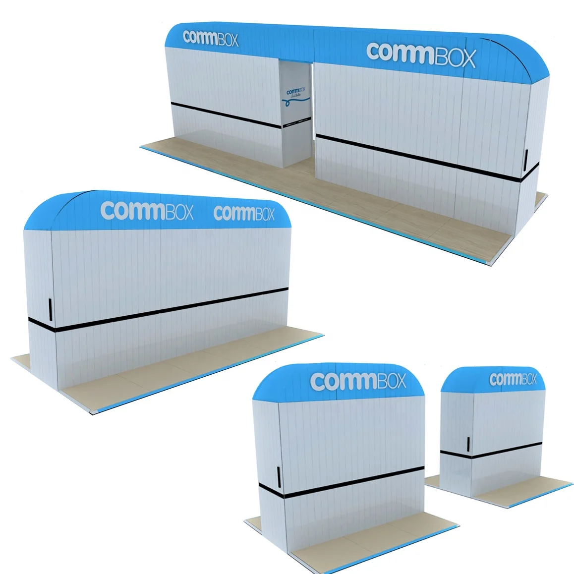 Detian Offer modular portable exhibition booth trade show stand size change freely