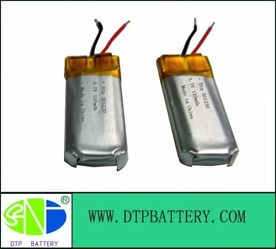 Пользовательская емкость литиевая батарея 3 7 V 501230 li полимерная