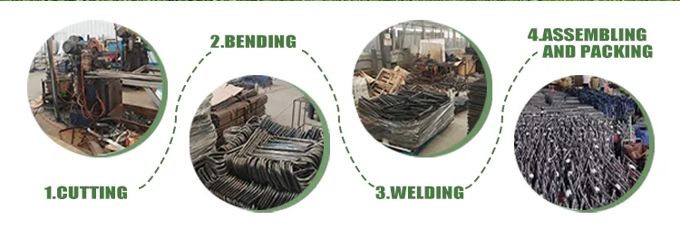 Galvanized Metal Lawn Leveling Hand Tool Wide Stainless Steel Lawn Leveling Rake for Golf Course