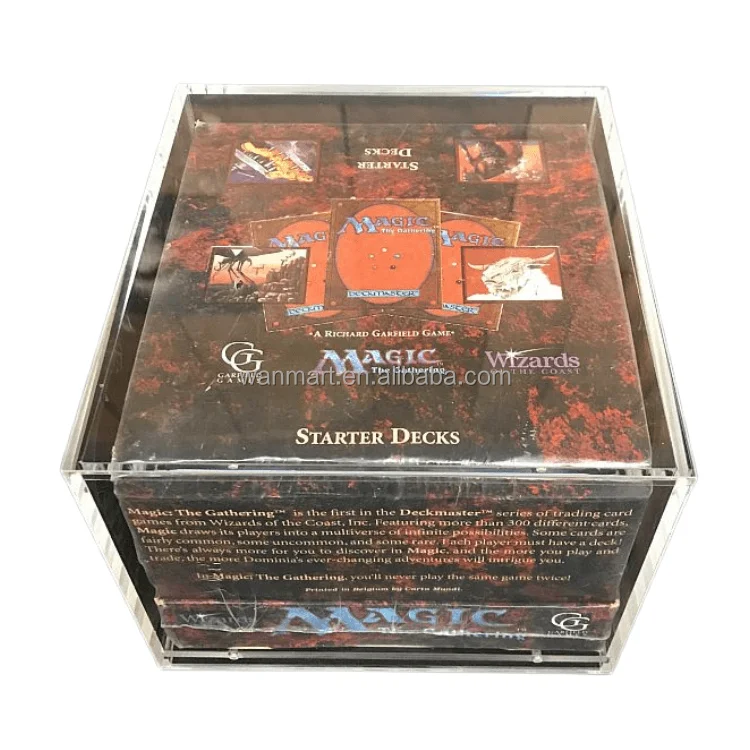 Акриловый Магнитный чехол для Pokemon TCG Card Pack витрина бустер