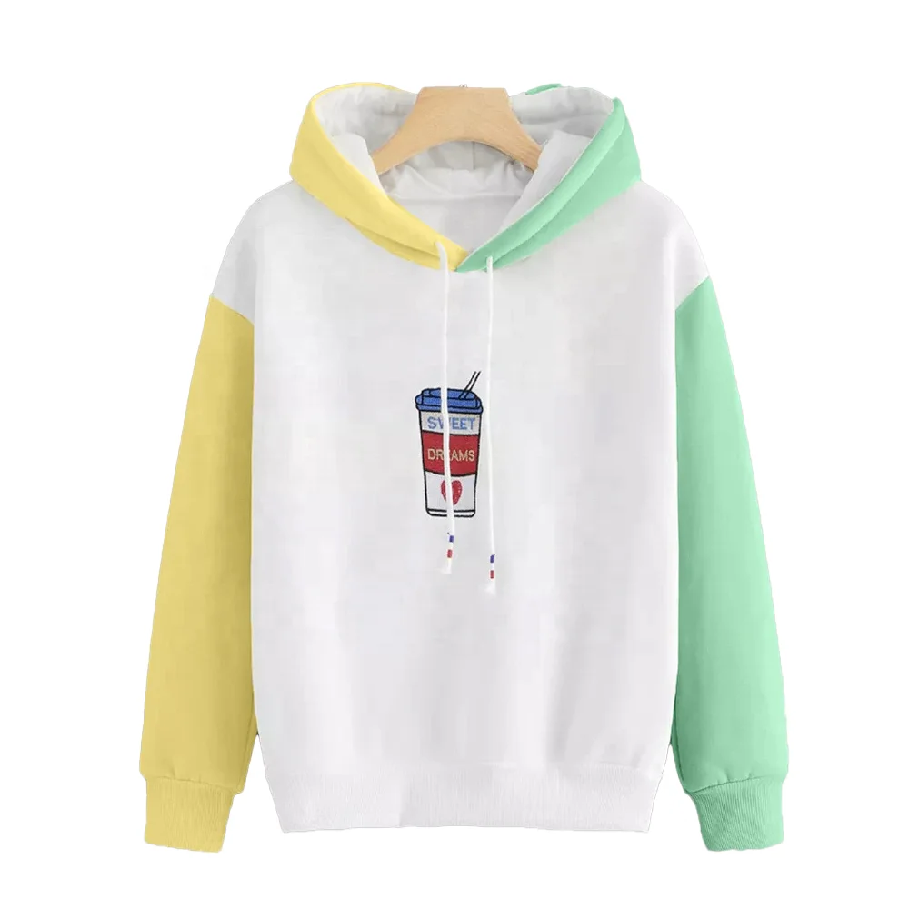 Sweatshirt Plain Puffy Wool Print Female Multi Color Graphic Premium Couples Blank Strings Pullover Women Hoodies