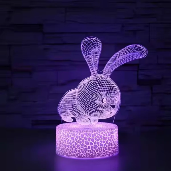 Acrylic Led Base 3d Night Light 3d Illusion Acrylic Table Desk Base Led Christmas Lamp Room Decor acrylic lights