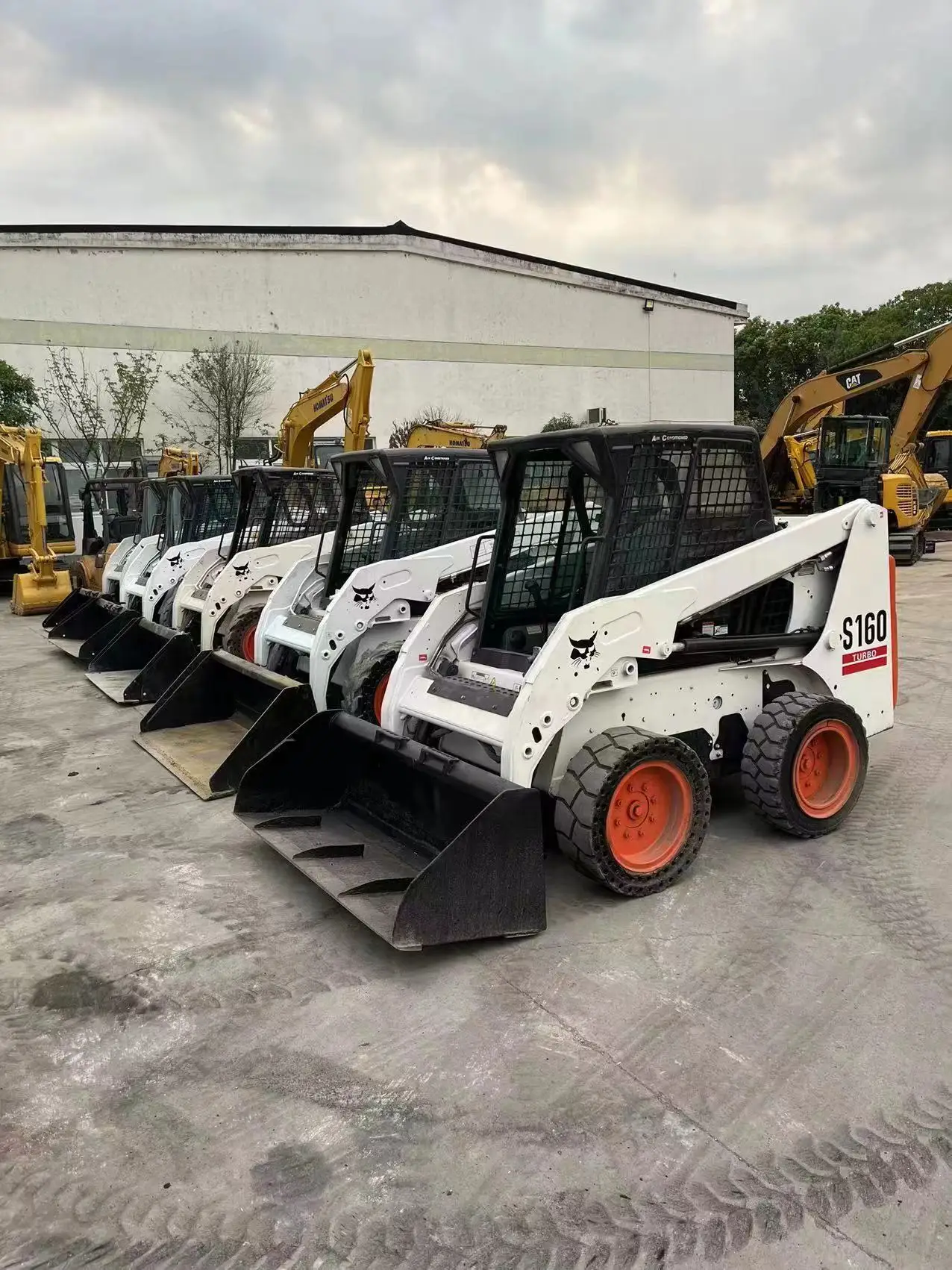 used construction machinery  2017 Bobcat S160 Engineering  Wheel Loader Skid Steer Loader