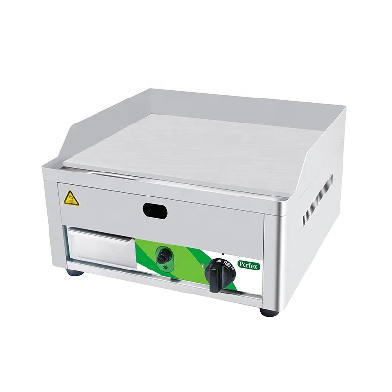 Electric plancha grill gas cook top commercial using electric griddle