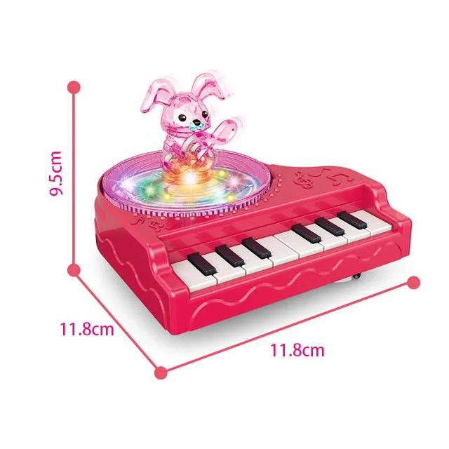 Universal electronic organ toy musical instruments battery operated toy piano with light