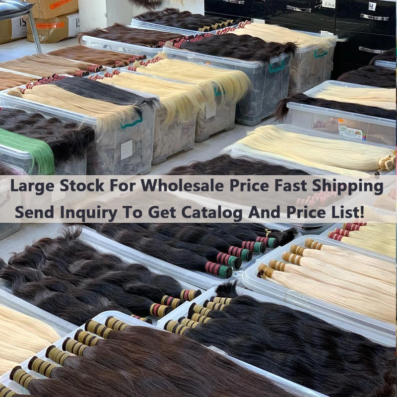 100% Natural Virgin European Remy Human Hair Extensions Long Black Stick-On Clip-in Ponytail Instant Wrap Straight Style