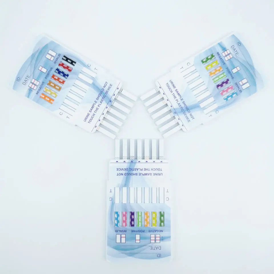 High quality rapid test device doa strips, met apm fyl thc drug of abuse test strip