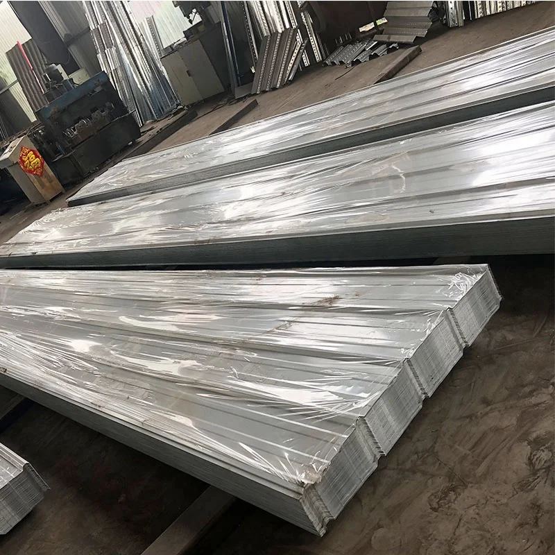 Roofing Sheet Coated Cheap Metal Hot Sale Galvanized Corrugated Tile for Roof White Color 460-980 Type Prepainted 0.30-0.60mm