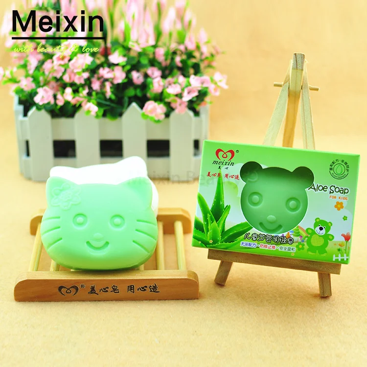 Мыло для ванны с милыми животными и мультяшными персонажами для детей, естественная красота, отбеливание, мыло ручной работы для органических детей