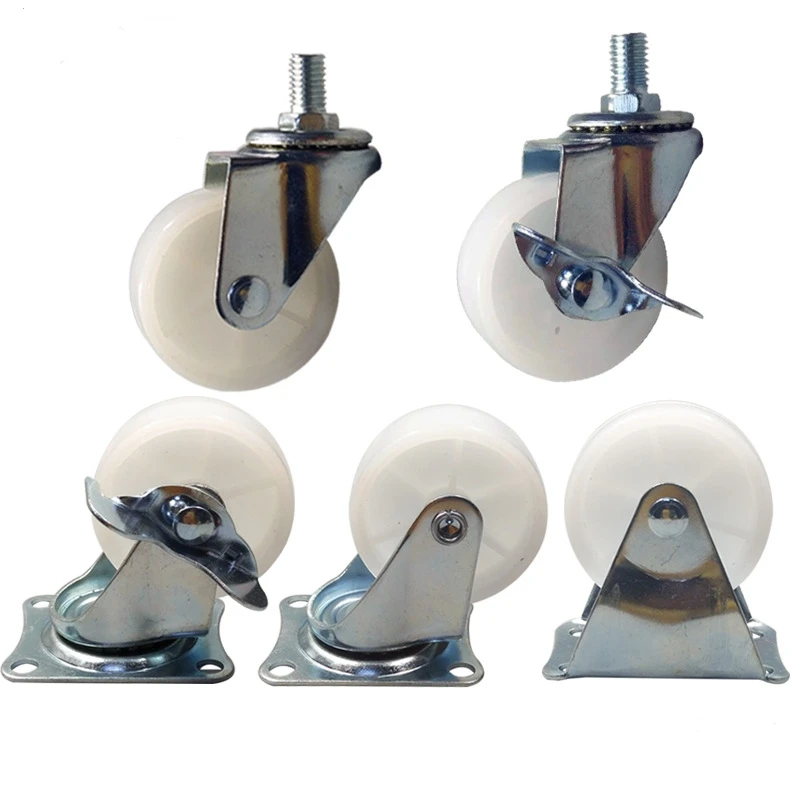 wholesale  Furniture Caster Wheel Office Chair Caster   with Brake 360 Degree Rotation